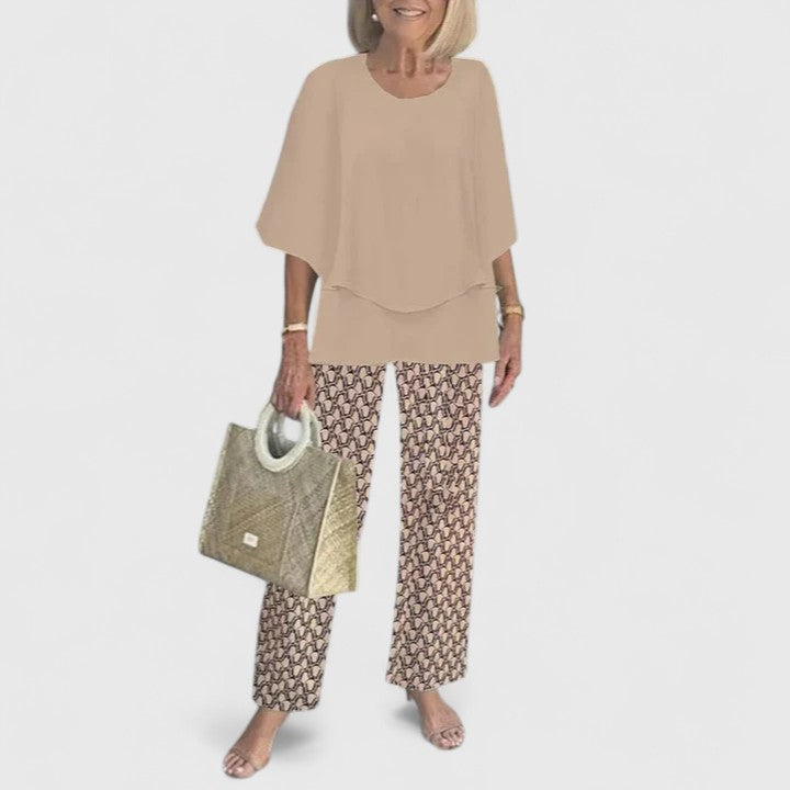 Ensemble Femme | Pantalon Large à Fleurs