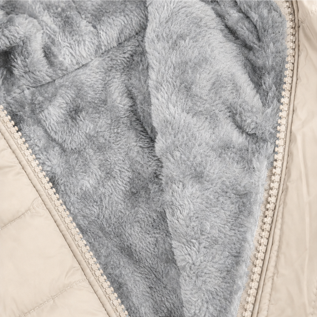 Laura | Veste matelassée pour femmes chaude et élégante avec capuche