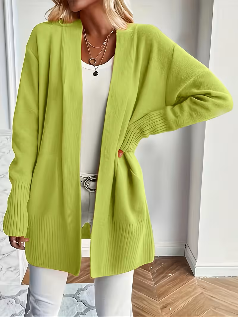 Ellen - Gilet Oversize Élégant en Côtelé