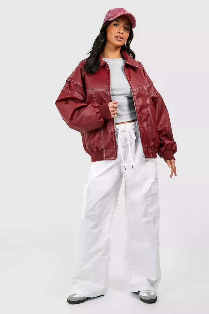 Clara | Veste Bomber Oversized pour Femmes