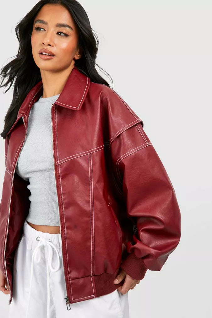 Clara | Veste Bomber Oversized pour Femmes