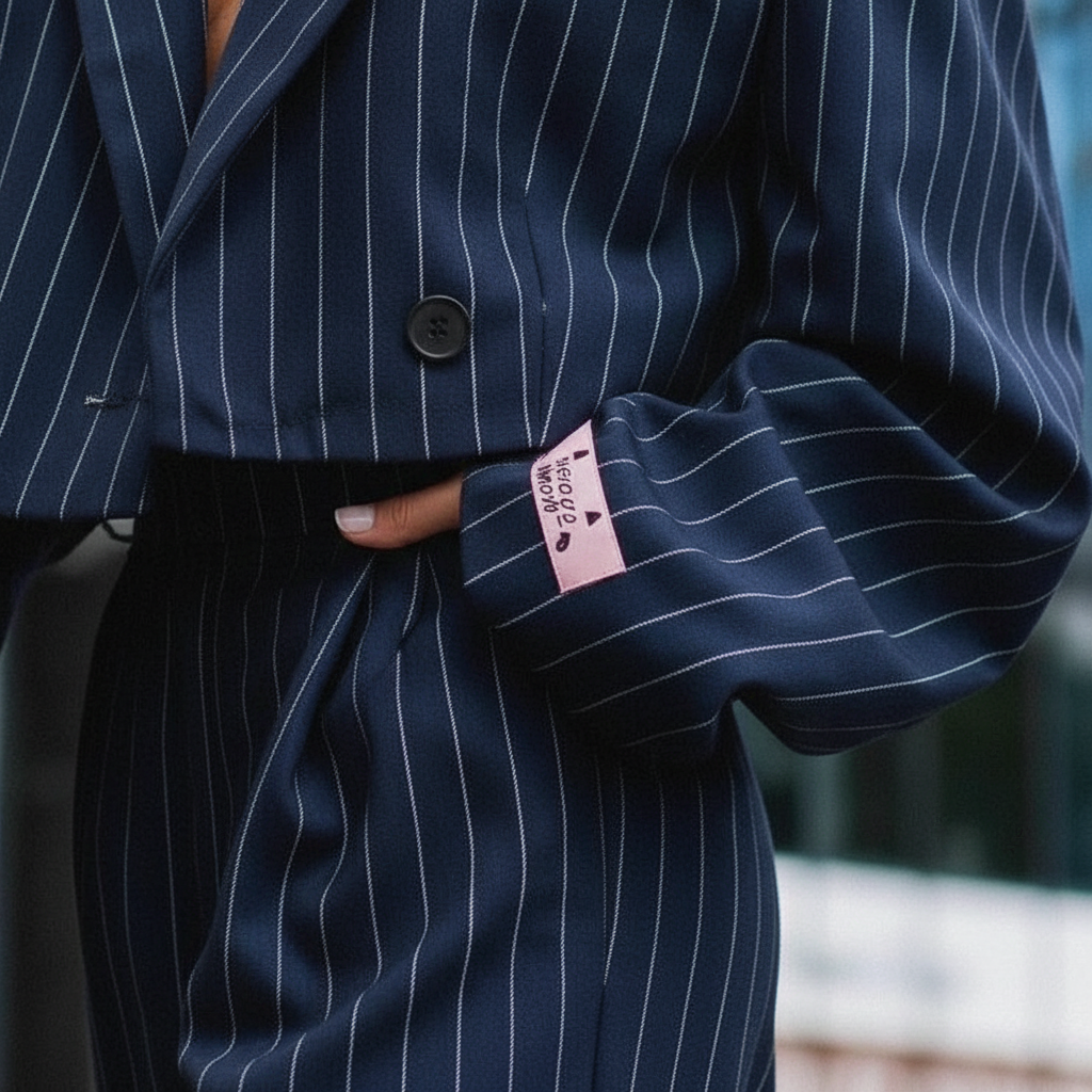 Emma | Ensemble de Blazer Rayé Élégant pour Femmes