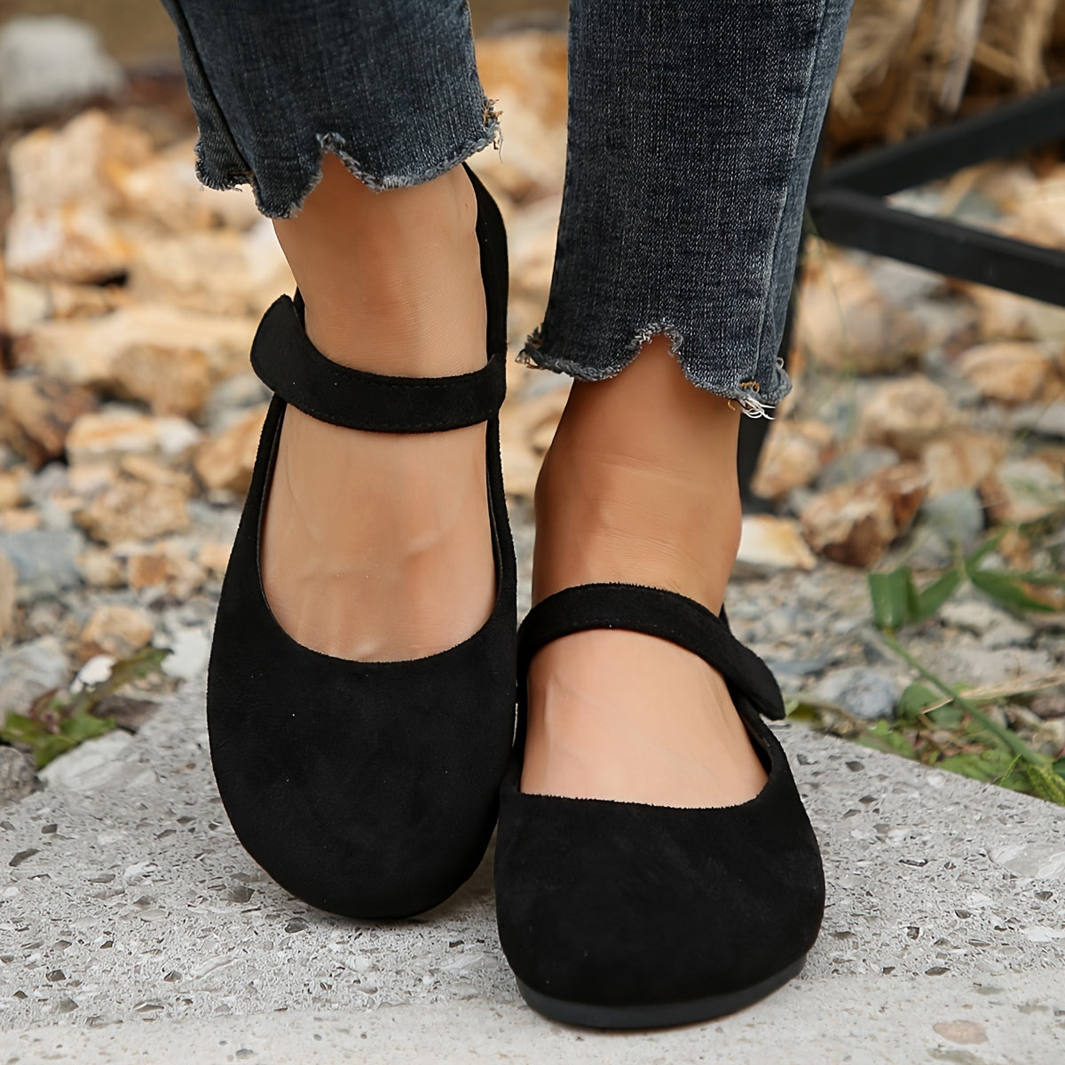 Zyreen | Ballerines Mary-Jane confortables avec bride réglable