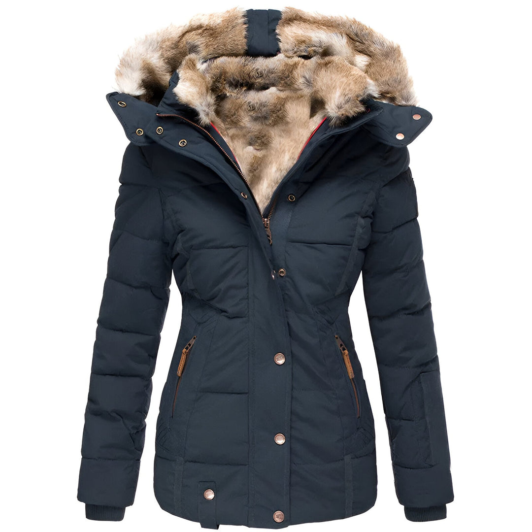 Victoria - Manteau d'Hiver Élégant Matelassé