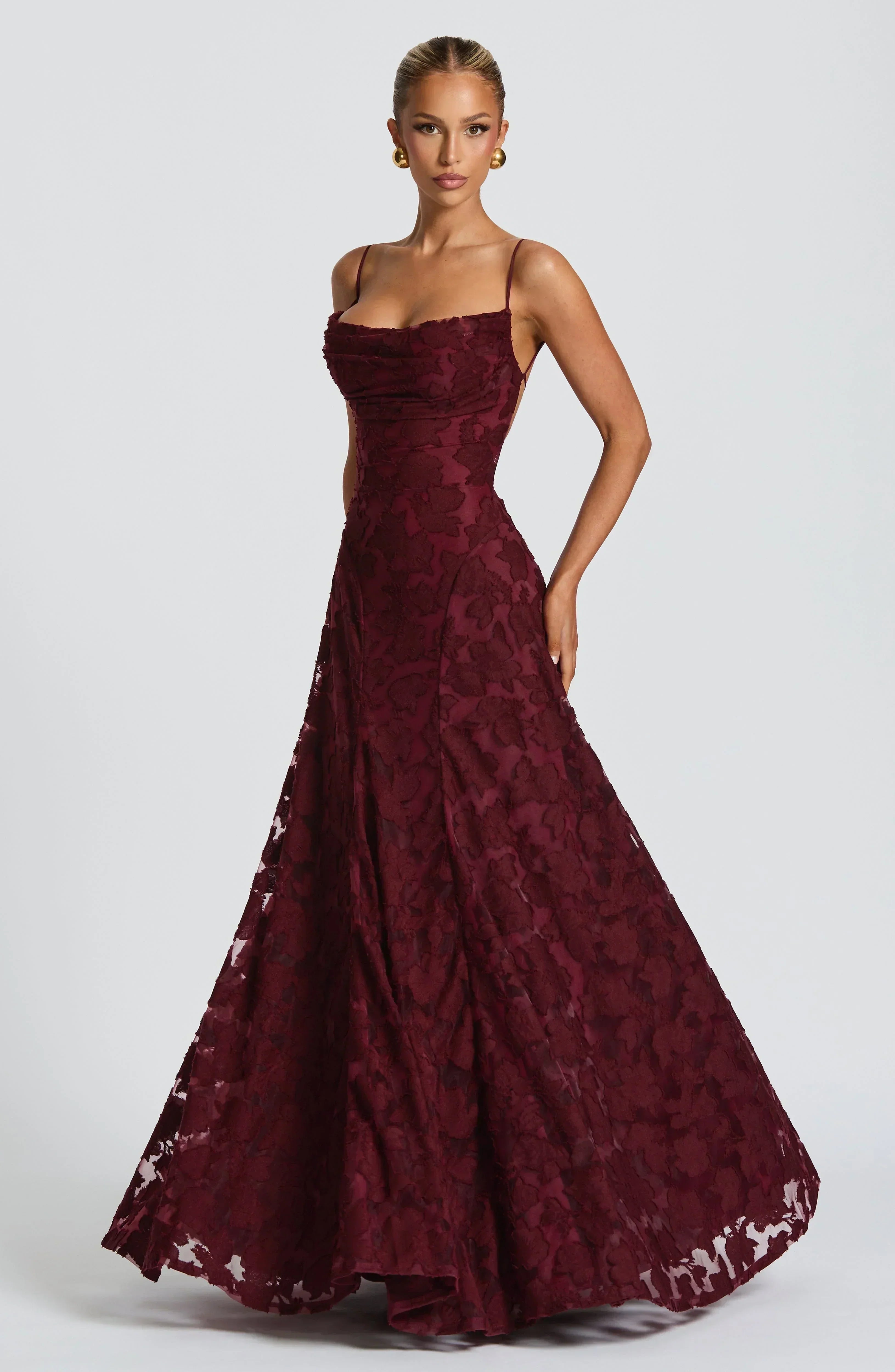 Lucina | Robe Maxi Élégante avec Raffinement Intemporel