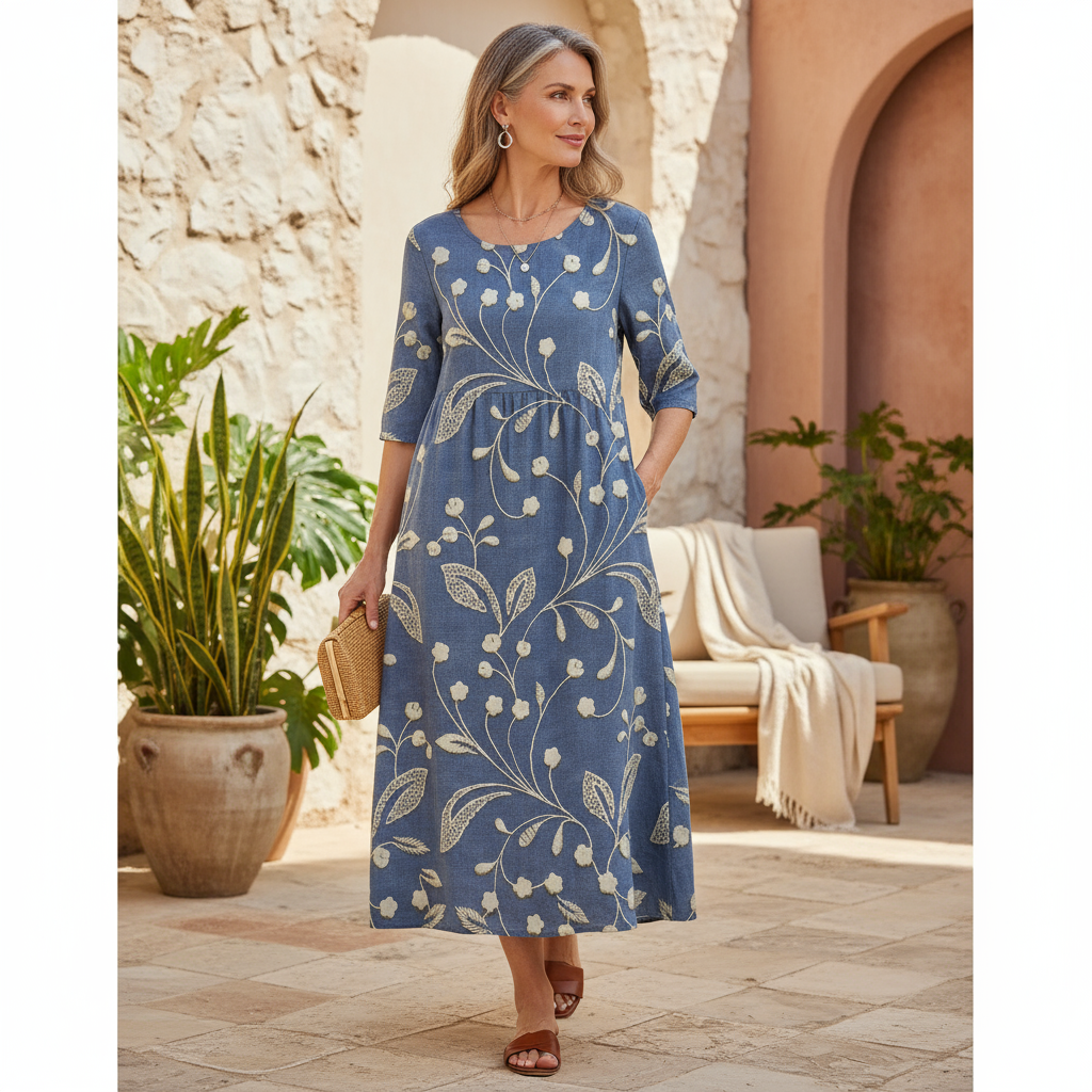 Kharen - Robe Midi Florale