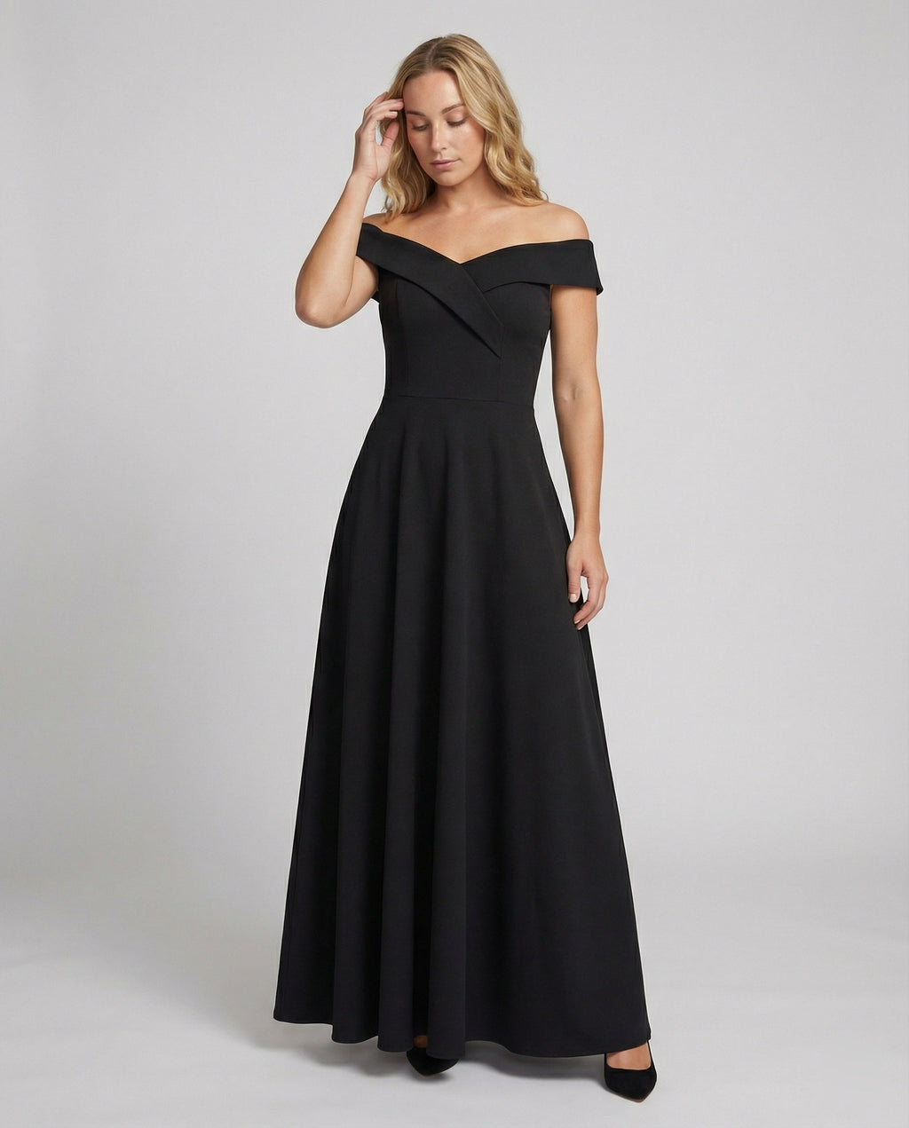 Lana | Robe Maxikleid Off-Shoulder pour Femmes