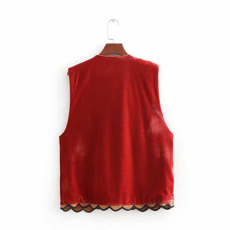 Eleanor | Gilet ouvert floral boho pour femmes
