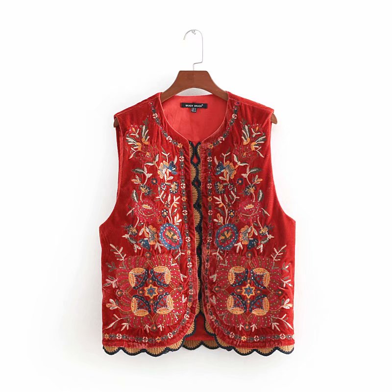 Eleanor | Gilet ouvert floral boho pour femmes