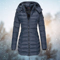 Diane - Manteau d'Hiver Matelassé avec Capuche Élégant