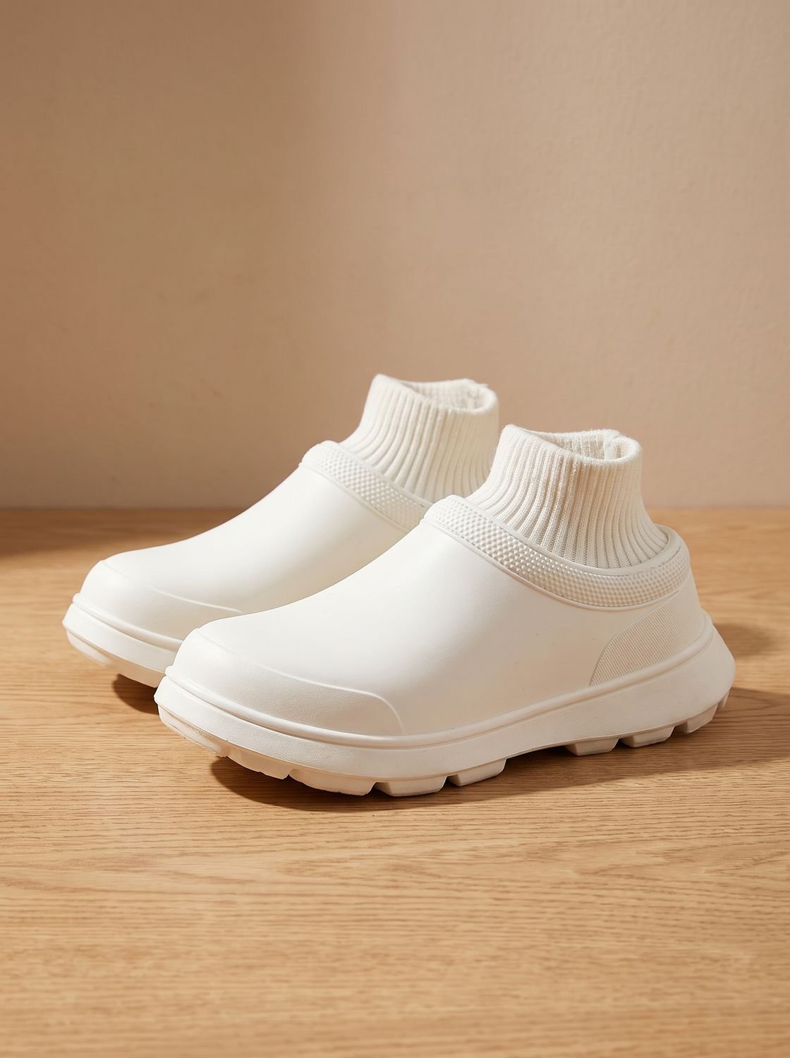 Andreas | Chaussettes Sneakers Slip-on pour Hommes avec Semelle Épaisse Antidérapante
