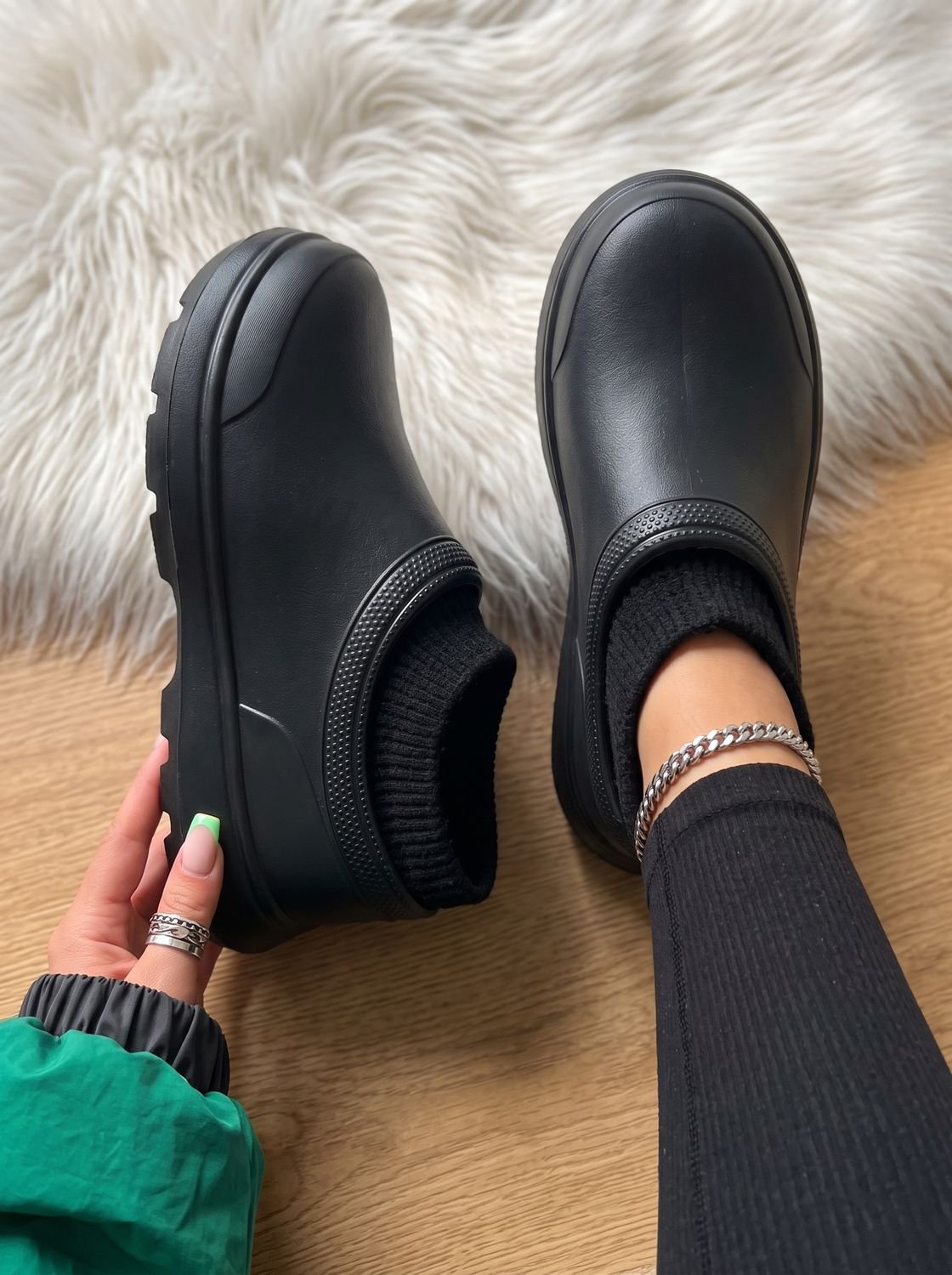 Andreas | Chaussettes Sneakers Slip-on pour Hommes avec Semelle Épaisse Antidérapante