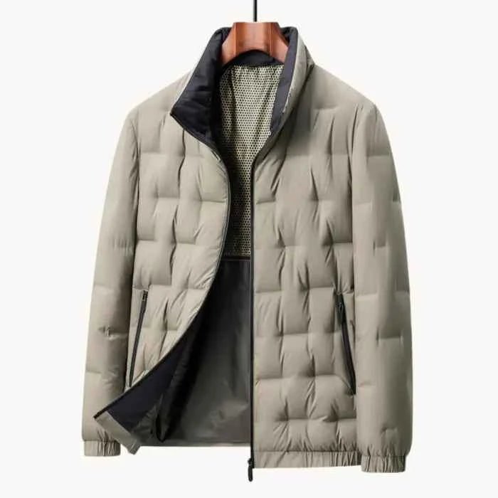 Veste matelassée pour hommes avec col montant