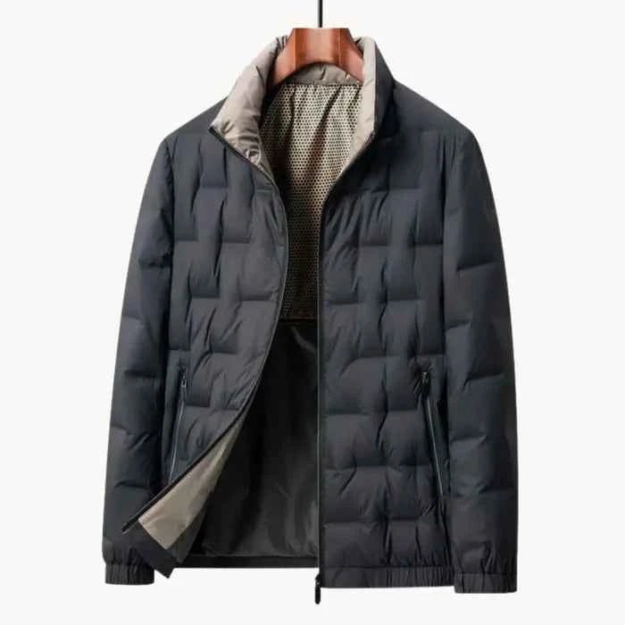 Veste matelassée pour hommes avec col montant