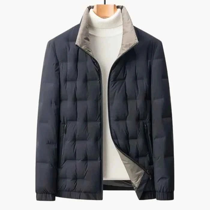 Veste matelassée pour hommes avec col montant