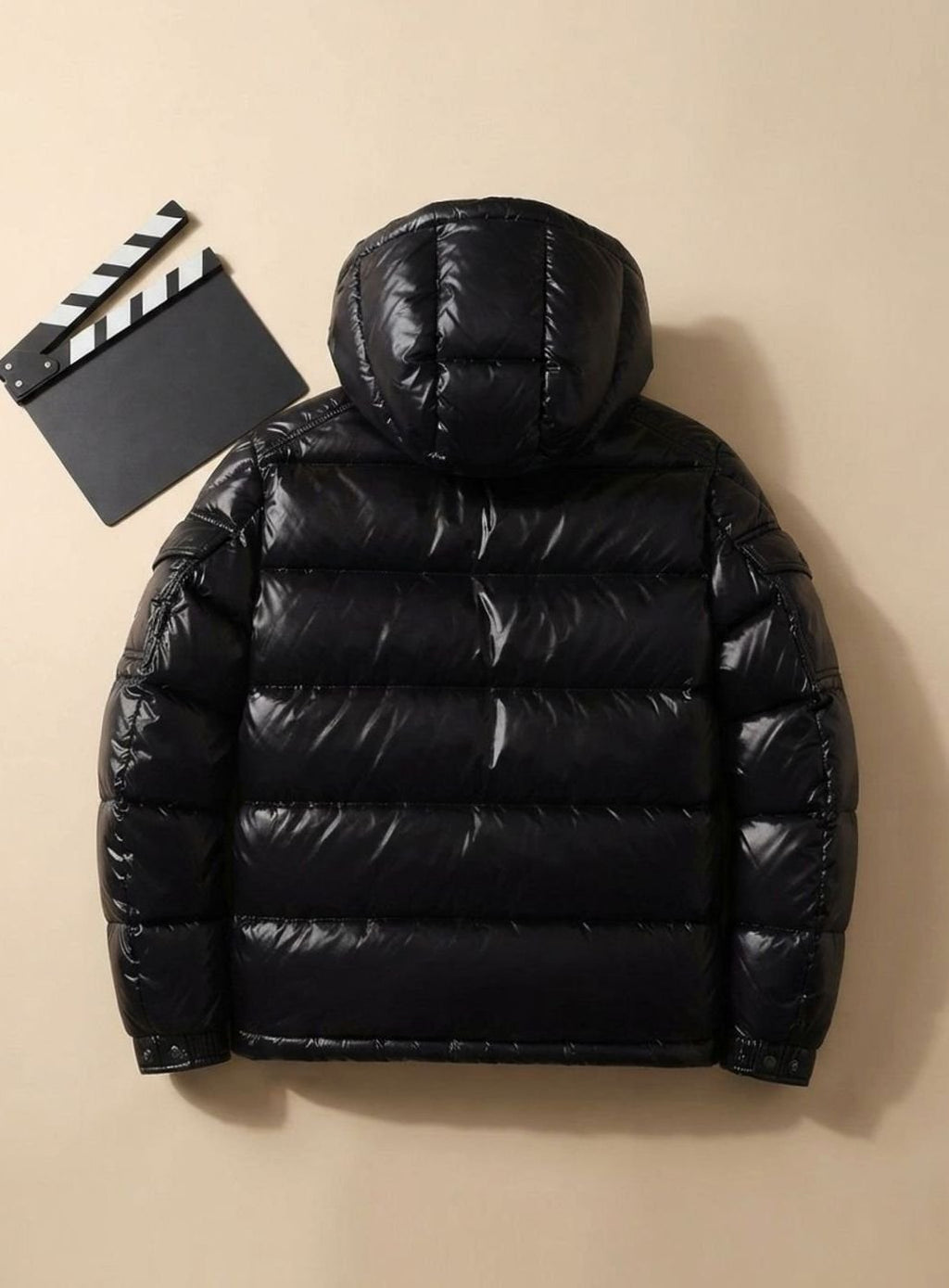 Simon | Veste d'hiver pour hommes, brillante, coupe-vent, en duvet d'oie