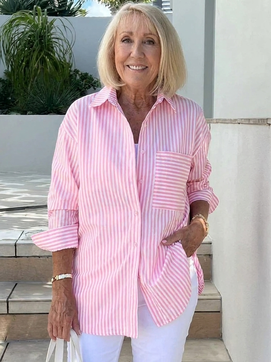 Teri™ - Chemise Rayée