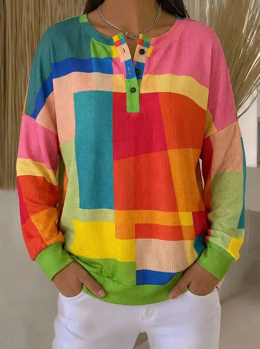 Suzanne - Pull Vintage Élégant avec Boutons