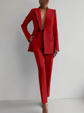 Ensemble de Costume Femme | Pantalons Décontractés