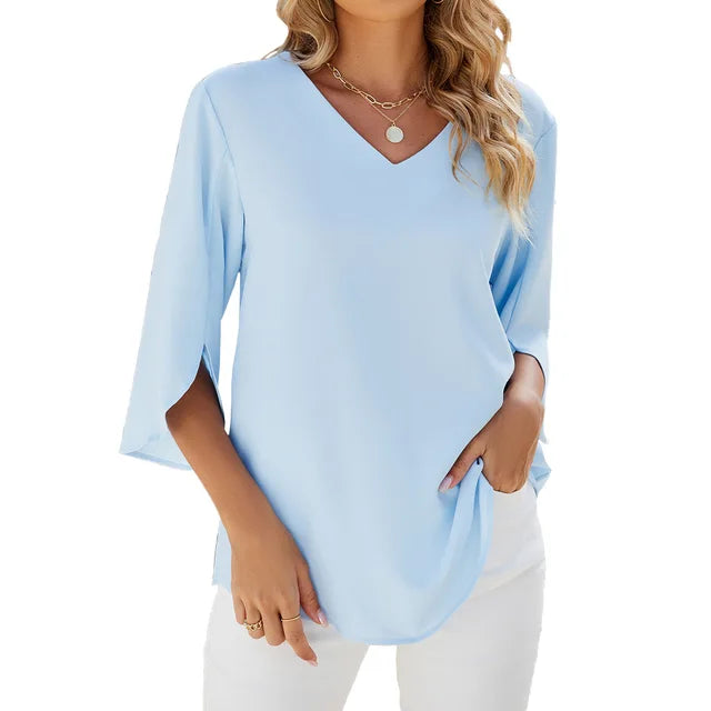 Belinda™ | Blouse à décolleté en V