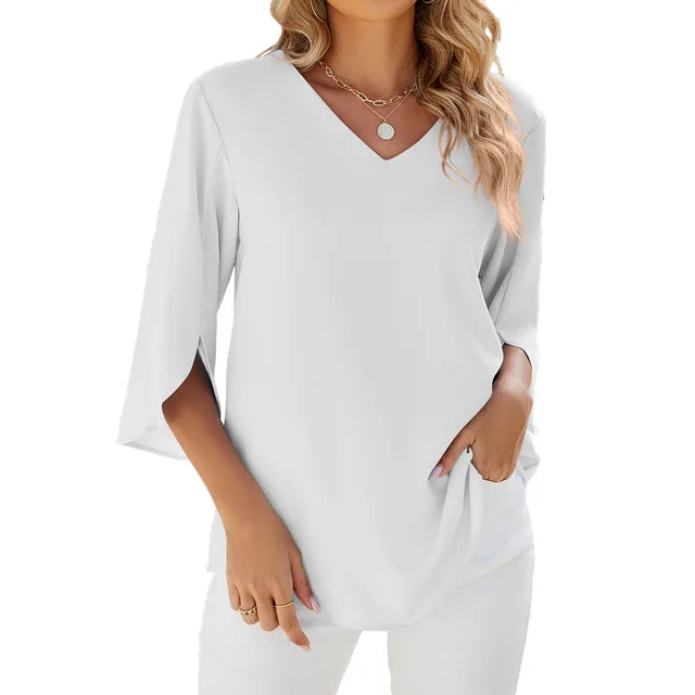 Belinda™ | Blouse à décolleté en V