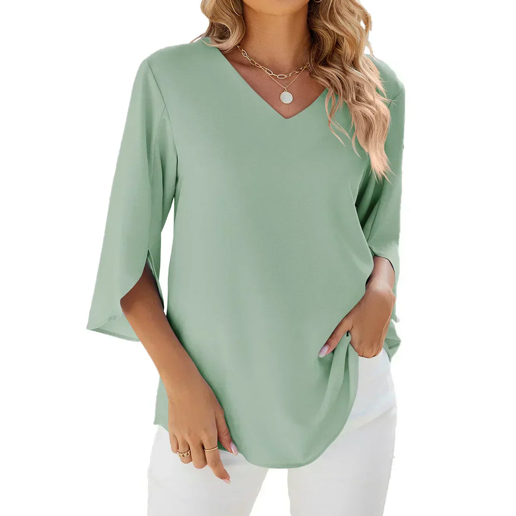 Belinda™ | Blouse à décolleté en V