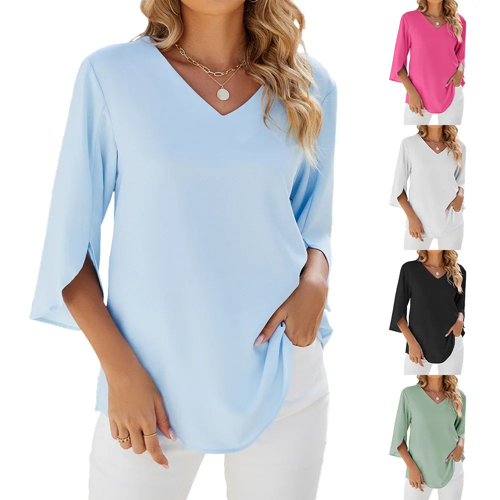Belinda™ | Blouse à décolleté en V