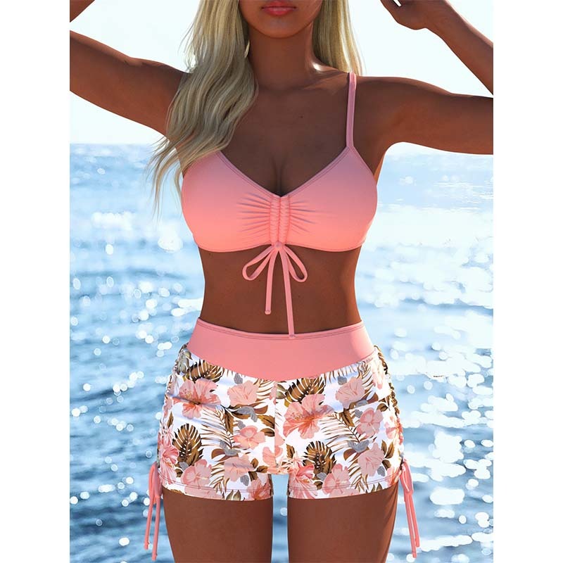 Emelita | Ensemble de maillot de bain accrocheur avec style short