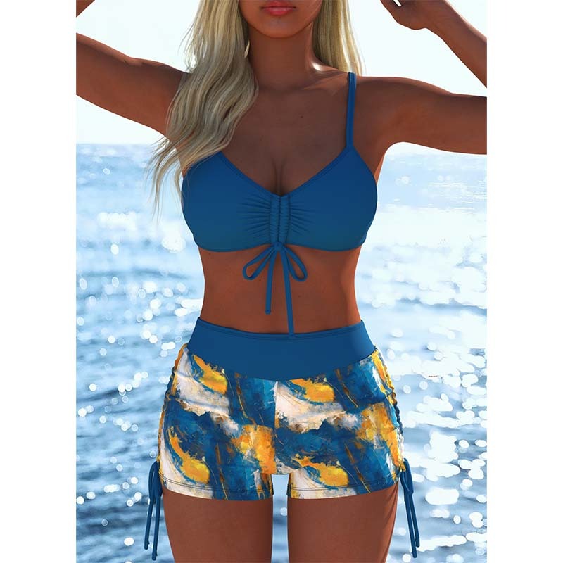 Emelita | Ensemble de maillot de bain accrocheur avec style short