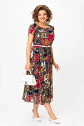 Peciana | Robe en chiffon respirant avec coupe en A