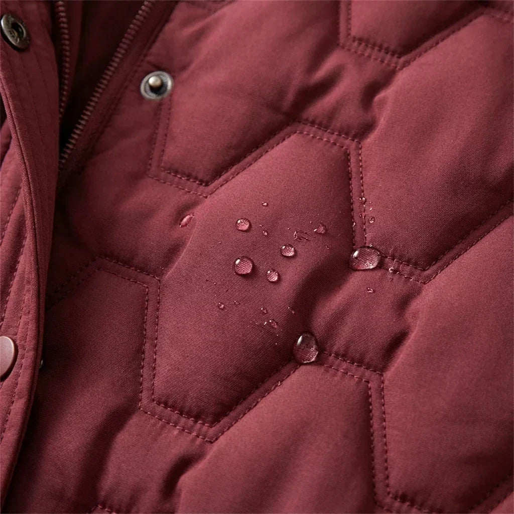 Helewise | Manteau à capuche long pour femmes