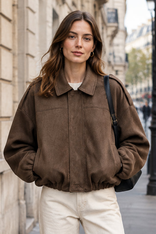 Veste Bomber avec Col