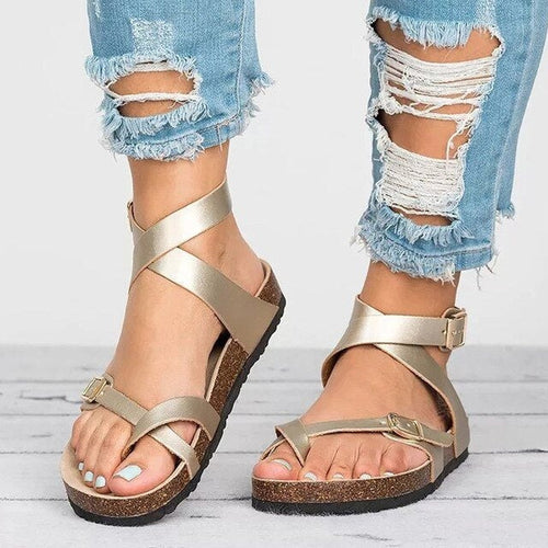 Sandales Ouvertes Avec Brides Ajustables Pour Femmes | Idéal Pour L’été