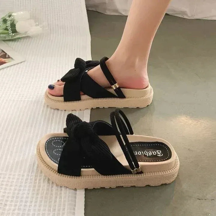 Sandales Avec Talon Et Semelle Rembourrée Pour Femme | Idéal Pour L’été