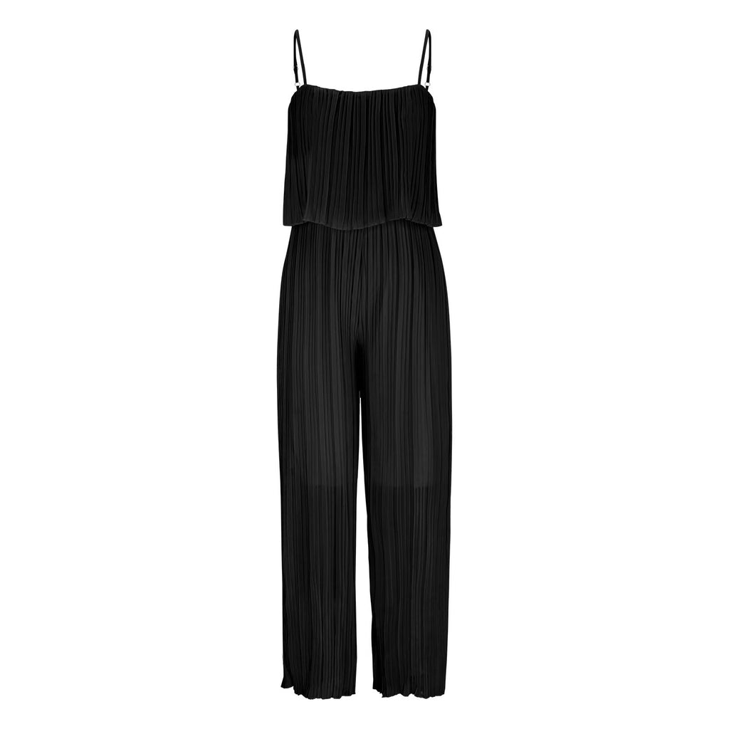 Combinaison Une Pièce Avec Design Plissé Et Coupe Sans Manches Pour Femmes | Idéal Pour Toutes Occasions