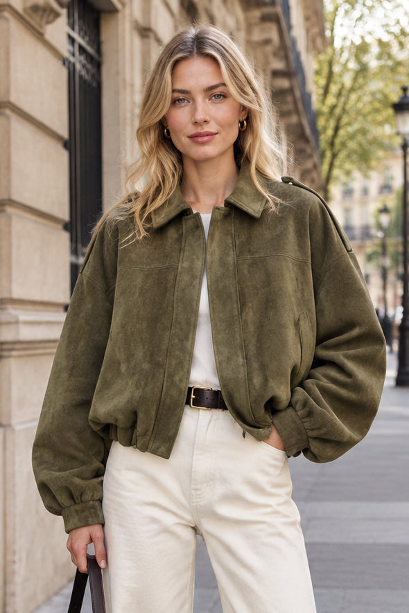 Veste Bomber avec Col