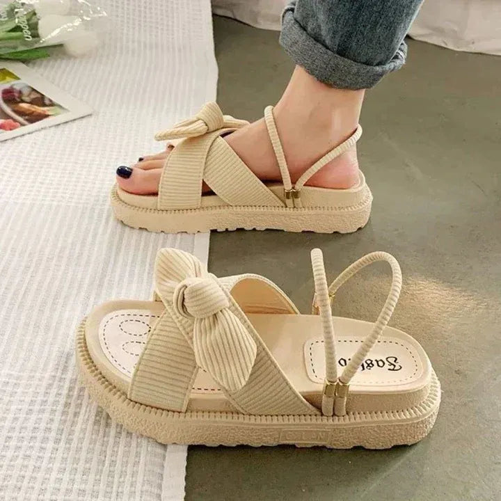 Sandales Avec Talon Et Semelle Rembourrée Pour Femme | Idéal Pour L’été
