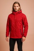 Veste d'extérieur avec capuche et manches ajustables