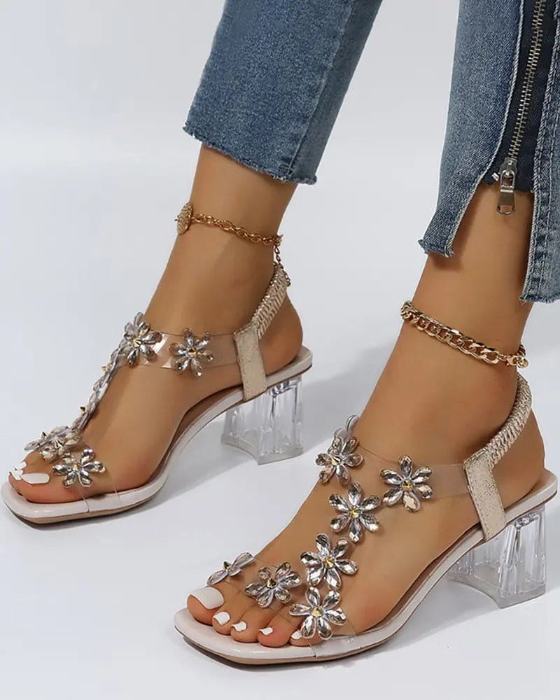 Sandales Ouvertes À Brides Croisées Avec Design Polyvalent Pour Femmes | Idéal Pour L’été