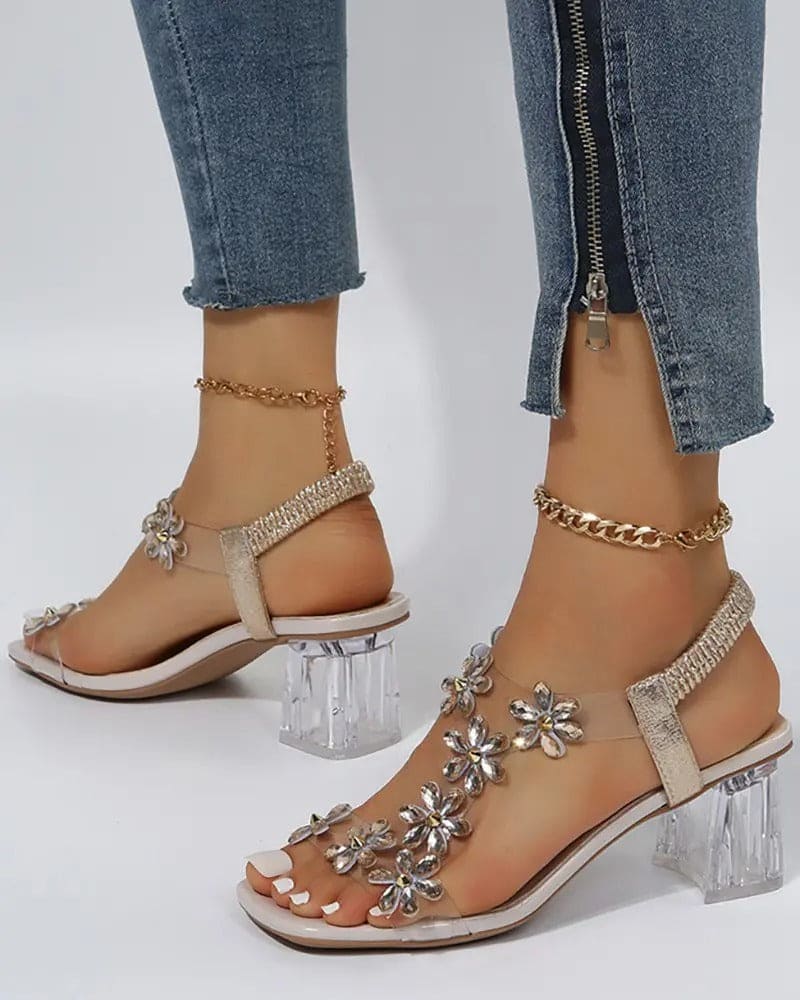 Sandales Ouvertes À Brides Croisées Avec Design Polyvalent Pour Femmes | Idéal Pour L’été