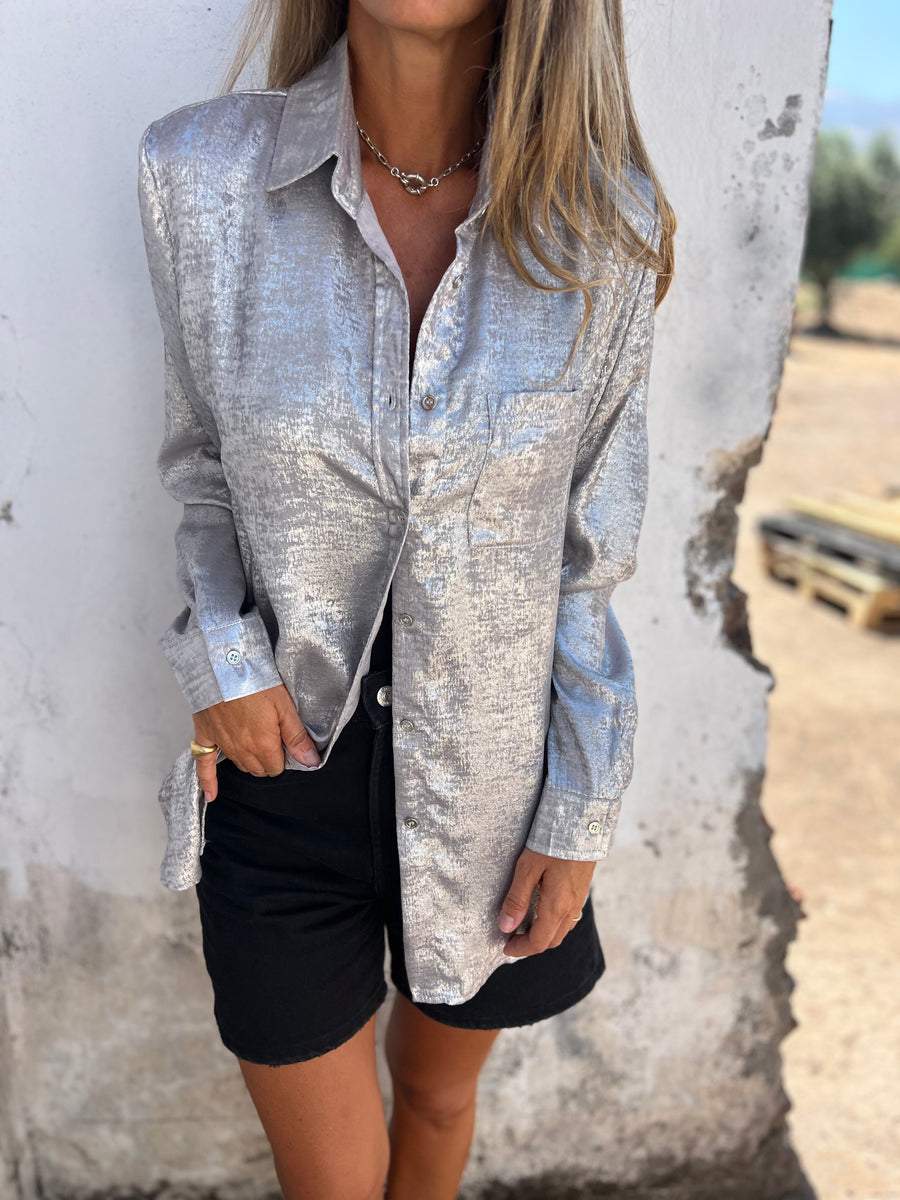 T-shirt à manches longues pour femmes avec poche