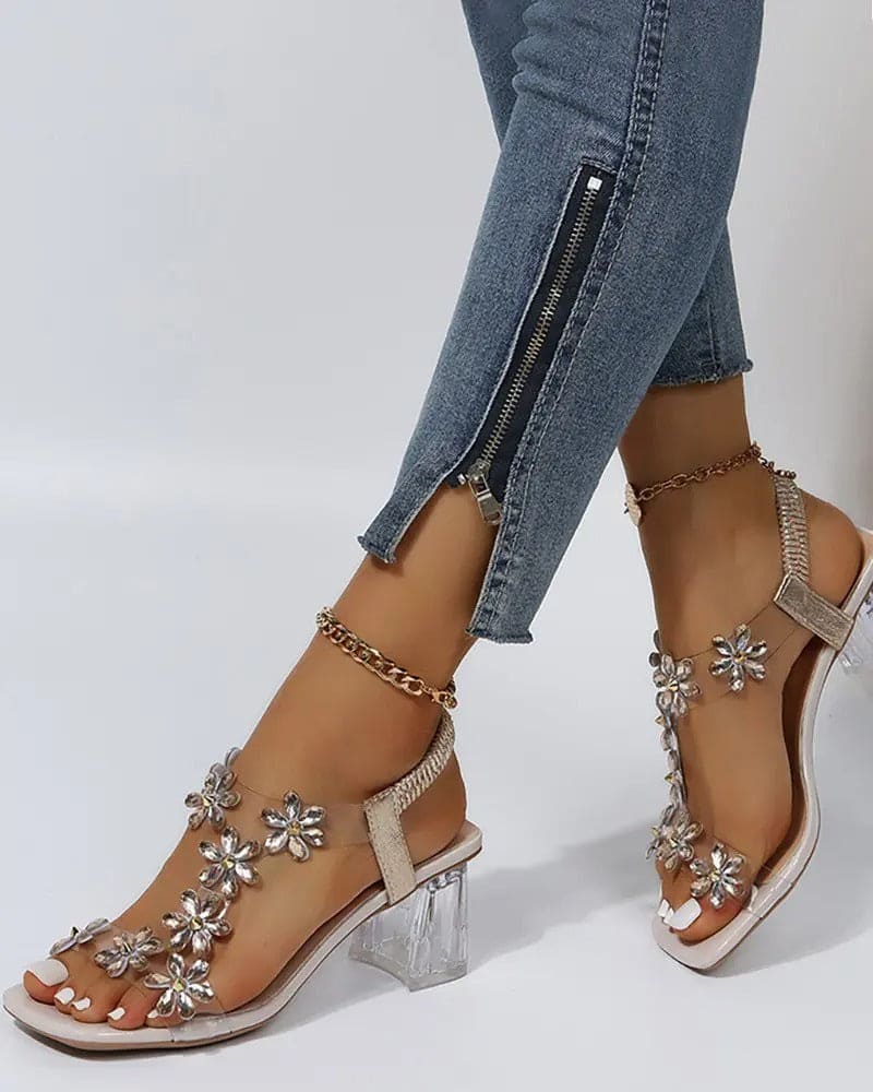 Sandales Ouvertes À Brides Croisées Avec Design Polyvalent Pour Femmes | Idéal Pour L’été