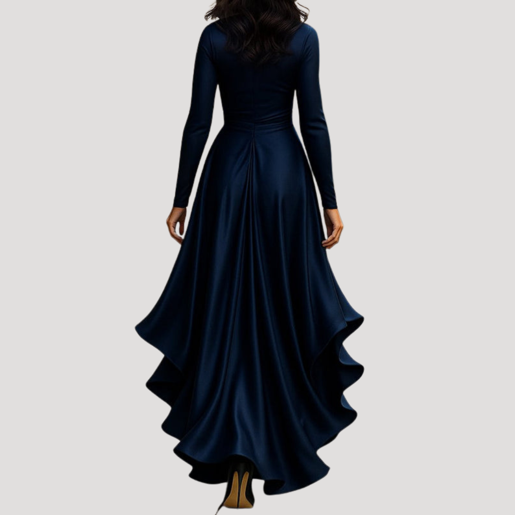 Juliana | Robe de Soirée Longue à Manches pour Femme