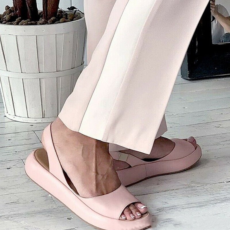 Sandales À Enfiler Avec Bande Élastique Pour Femmes | Idéales Pour Le Printemps Et L’Été