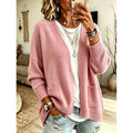 Nathalie - Gilet Tricoté Oversized Élégant