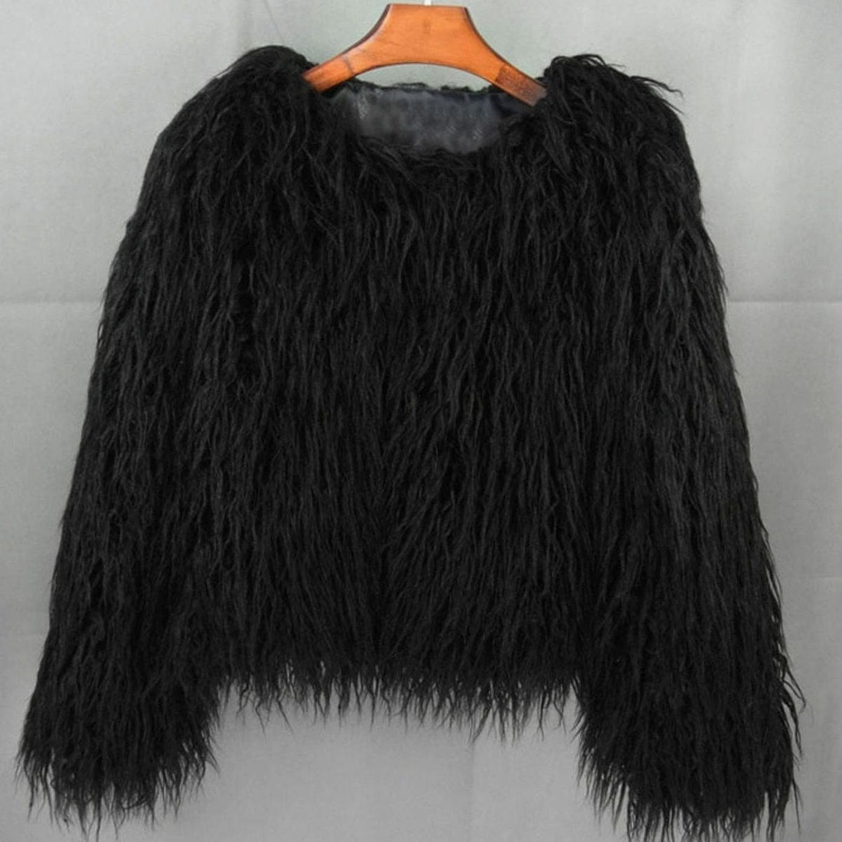 Mia | Manteau en fausse fourrure pour femmes Veste courte pelucheuse Manteau d'hiver