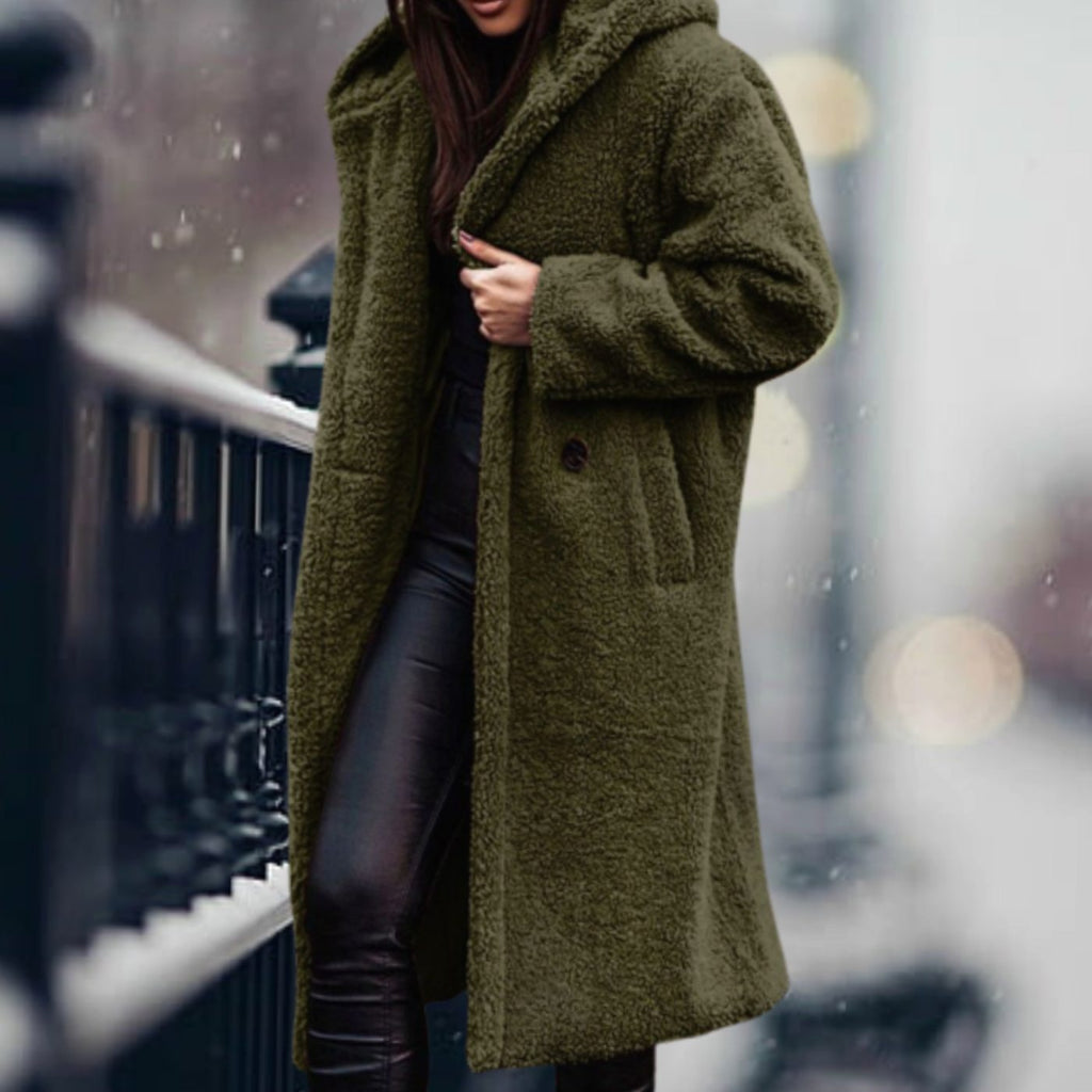 Mia | Manteau en fausse fourrure pour femmes, long et moelleux