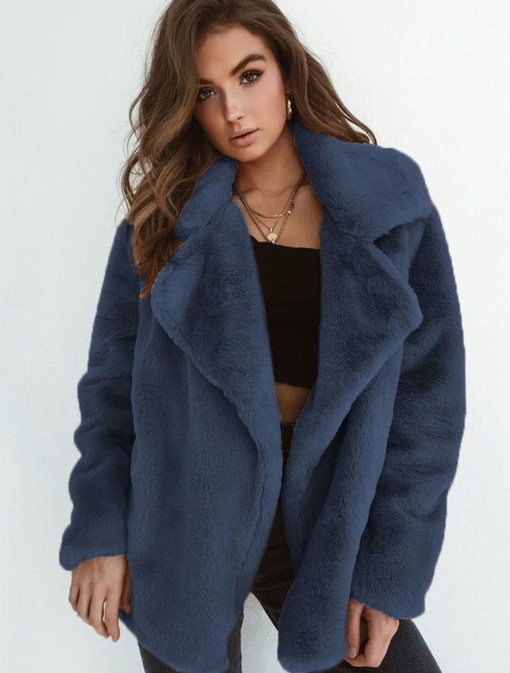 Emilia | Manteau en fausse fourrure pour femmes Style décontracté Oversized en fausse fourrure