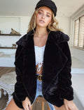 Emilia | Manteau en fausse fourrure pour femmes Style décontracté Oversized en fausse fourrure