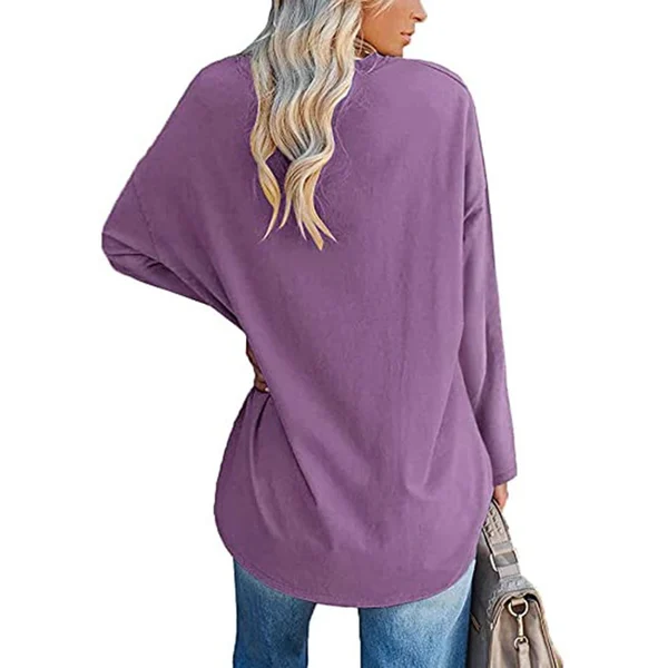 Natascha | Pull en tricot décontracté avec décolleté en V